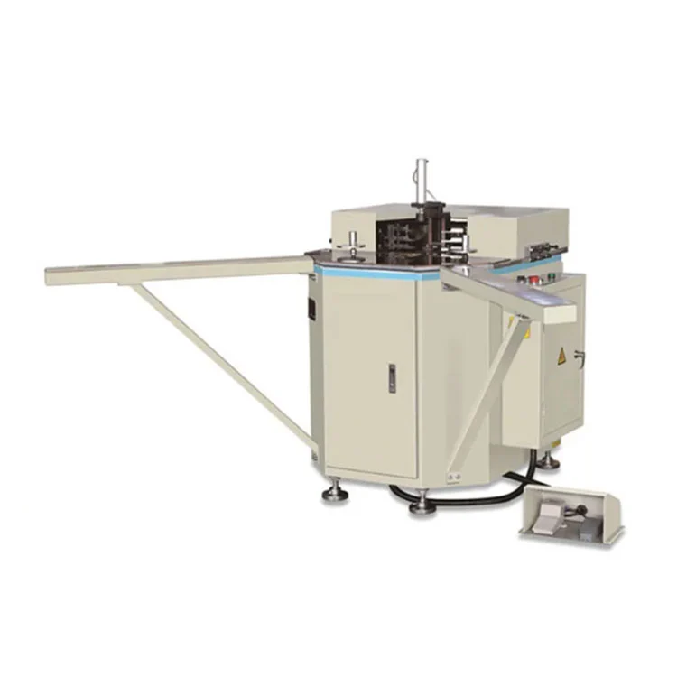 100mm * 3500mm दुई हेड एल्युमिनियम विन्डो ढोका कुना संयोजन मेसिन