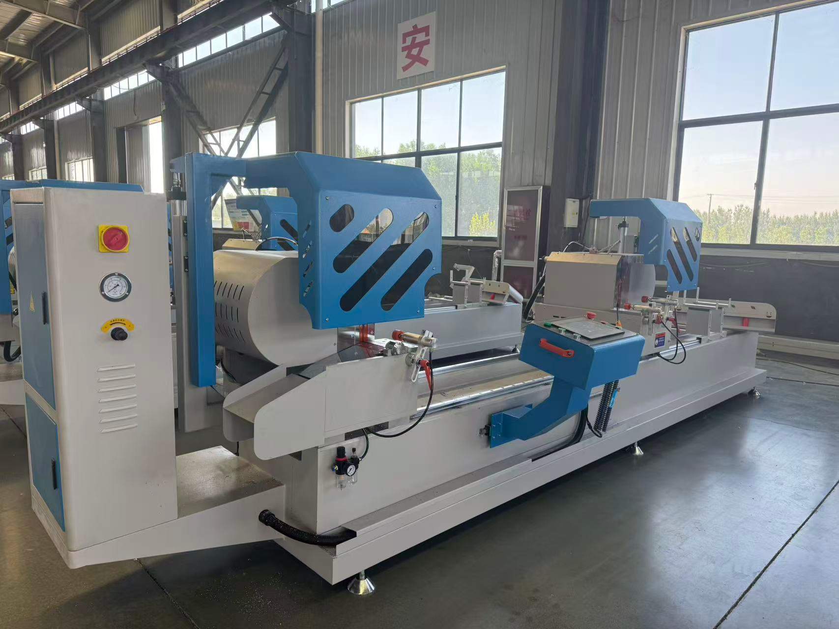 450mm CNC डबल हेड इन्टरनल स्विङ प्रेसिजन कटिङ सो (45°/90°)